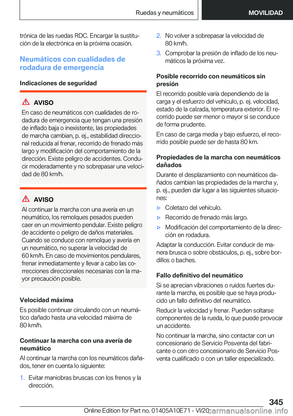 BMW X3 2021  Manuales de Empleo (in Spanish) �t�r�