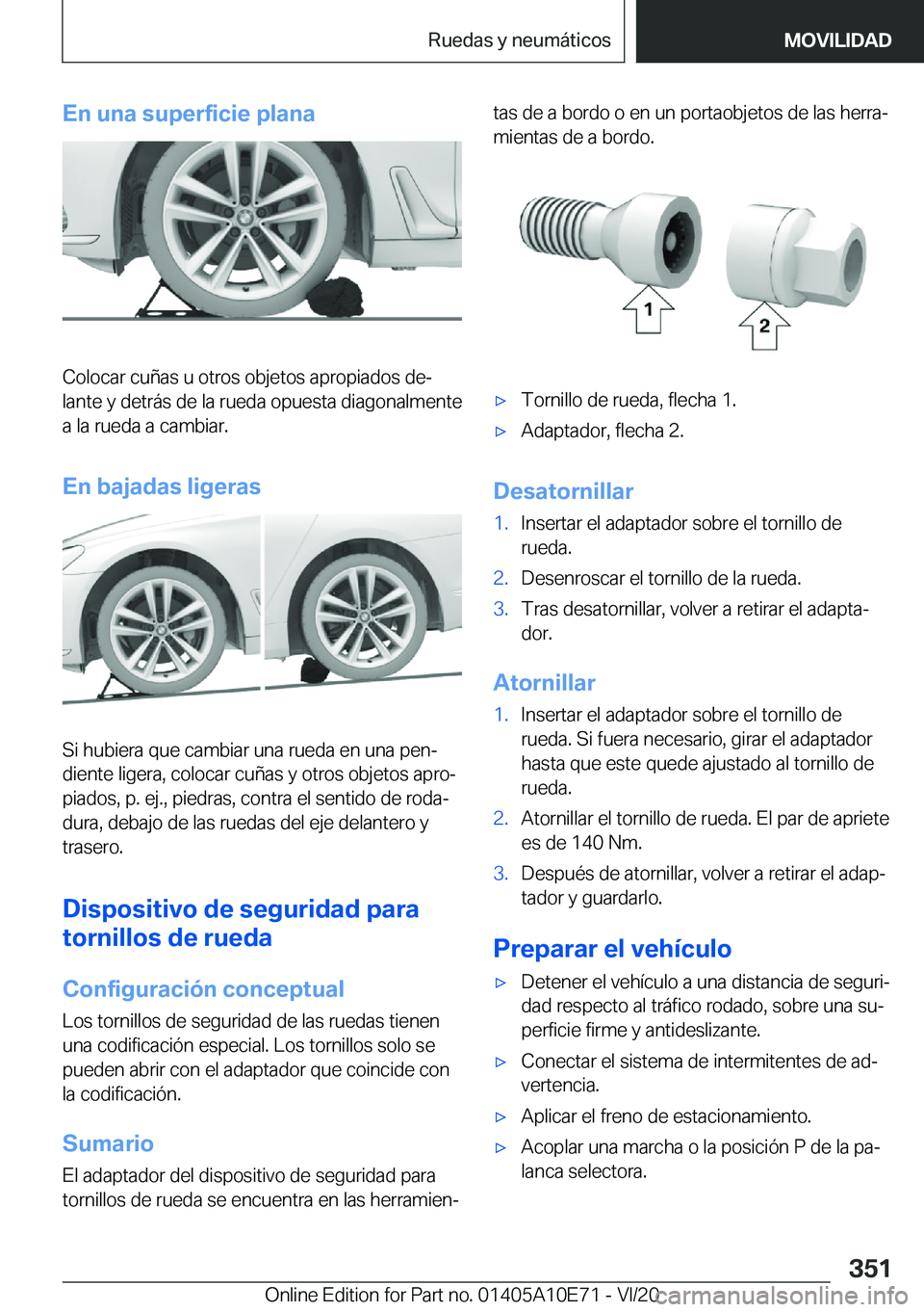 BMW X3 2021  Manuales de Empleo (in Spanish) �E�n��u�n�a��s�u�p�e�r�f�i�c�i�e��p�l�a�n�a
�C�o�l�o�c�a�r��c�u�