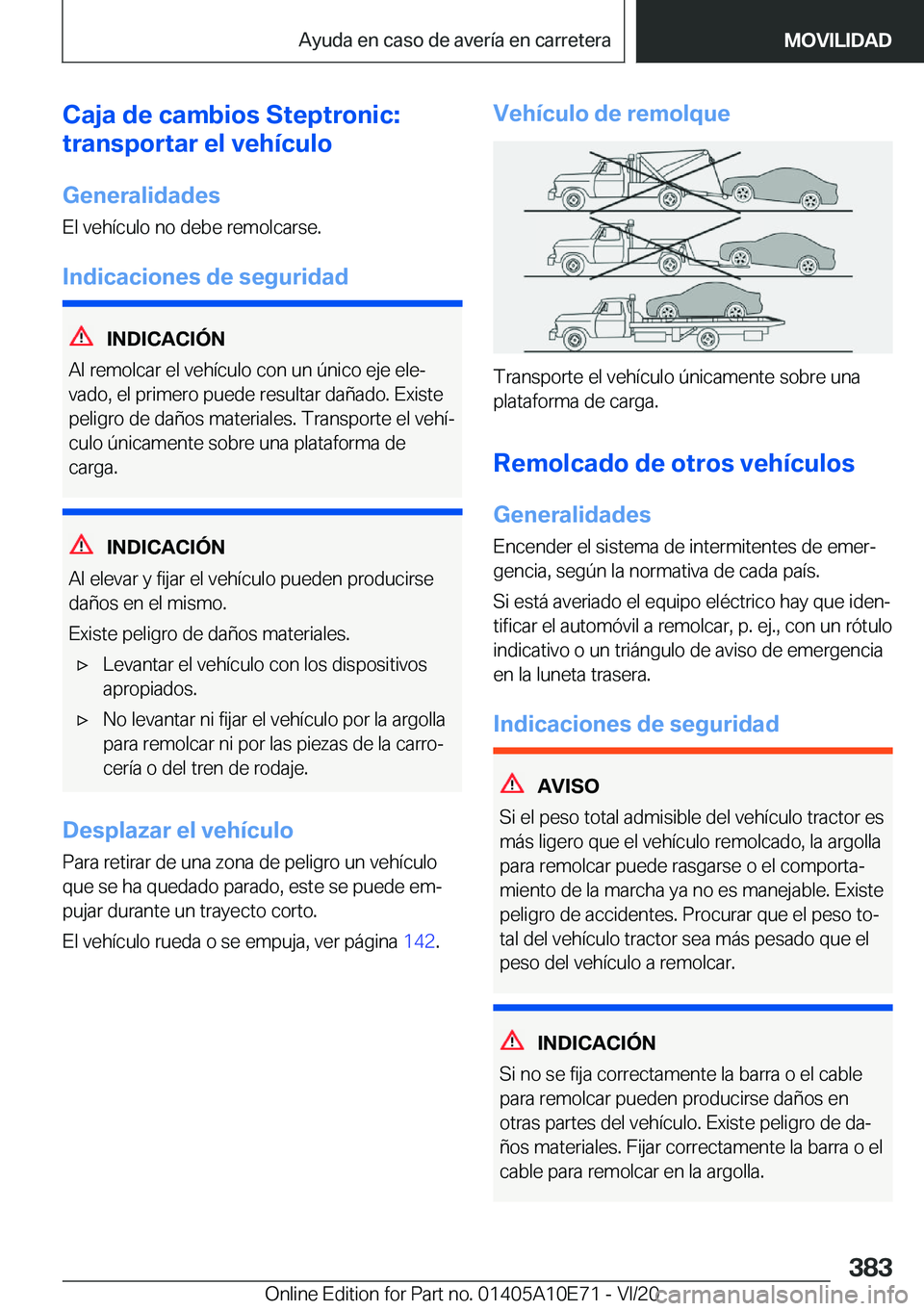 BMW X3 2021  Manuales de Empleo (in Spanish) �C�a�j�a��d�e��c�a�m�b�i�o�s��S�t�e�p�t�r�o�n�i�c�:
�t�r�a�n�s�p�o�r�t�a�r��e�l��v�e�h�