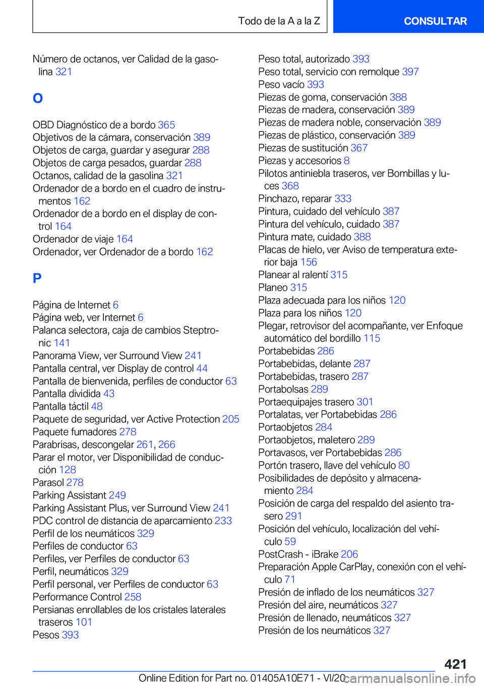 BMW X3 2021  Manuales de Empleo (in Spanish) �N�