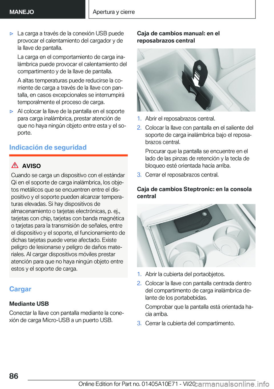 BMW X3 2021  Manuales de Empleo (in Spanish) x�L�a��c�a�r�g�a��a��t�r�a�v�