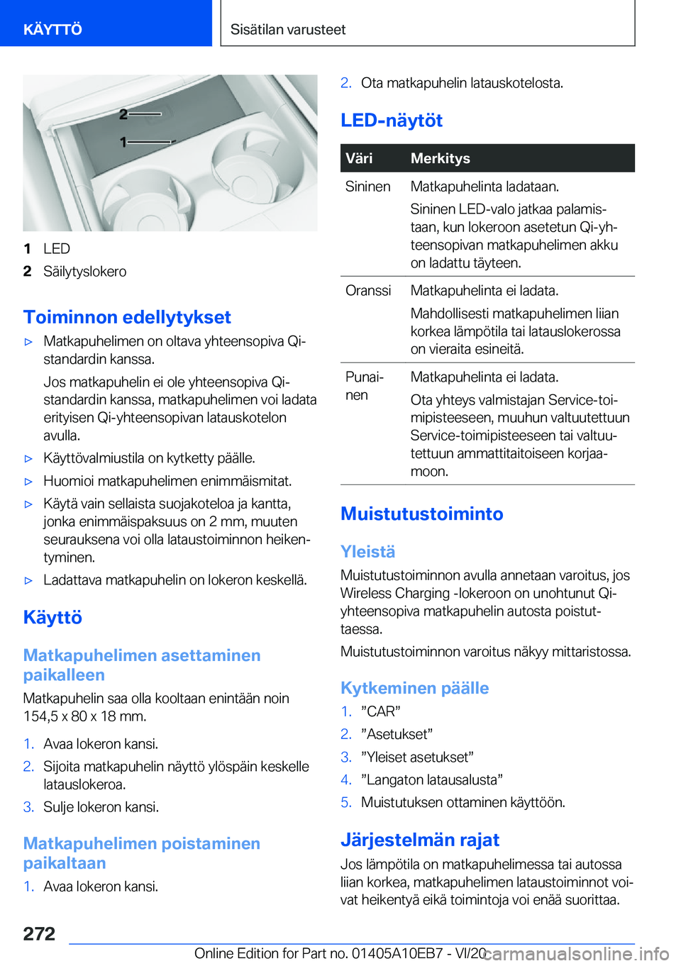 BMW X3 2021  Omistajan Käsikirja (in Finnish) �1�L�E�D�2�S�