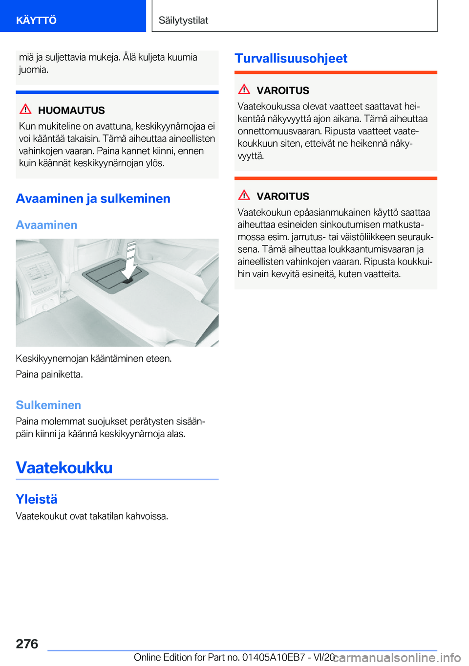 BMW X3 2021  Omistajan Käsikirja (in Finnish) �m�i�