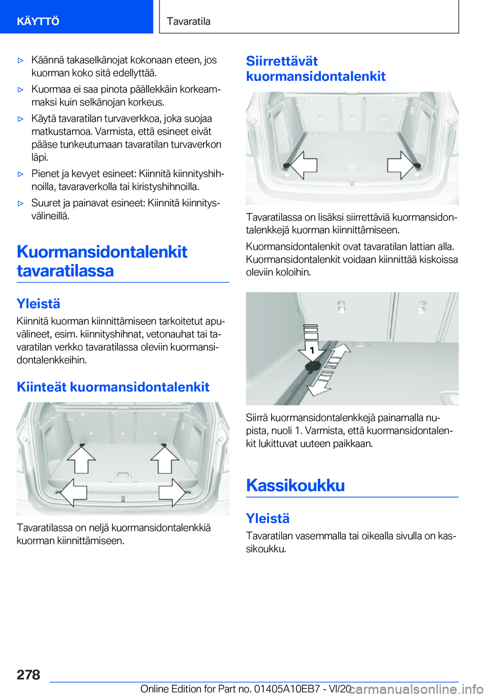 BMW X3 2021  Omistajan Käsikirja (in Finnish) 'x�K�