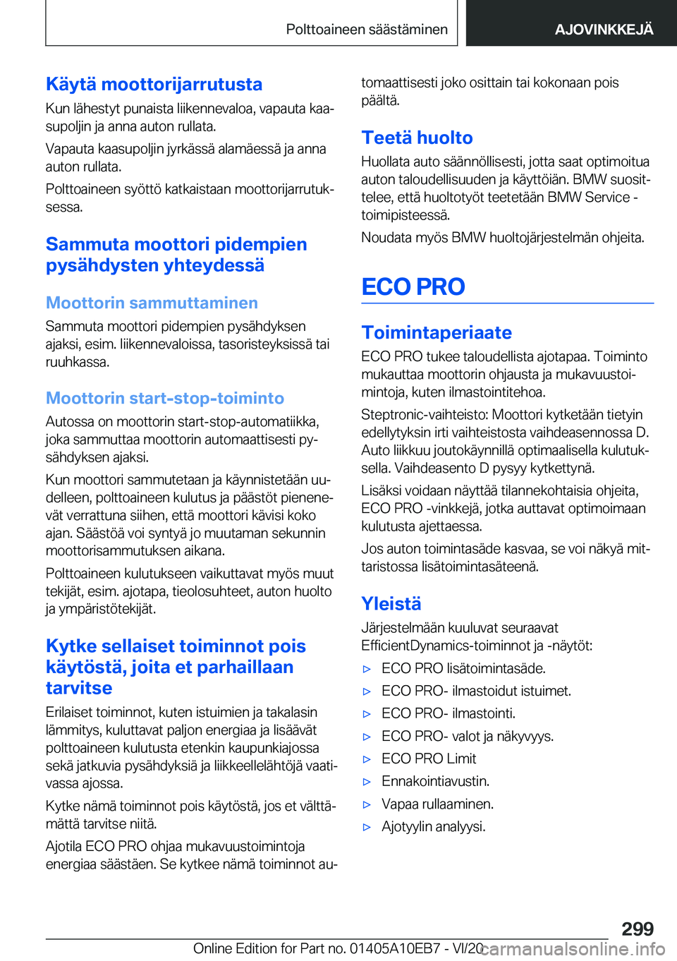 BMW X3 2021  Omistajan Käsikirja (in Finnish) �K�