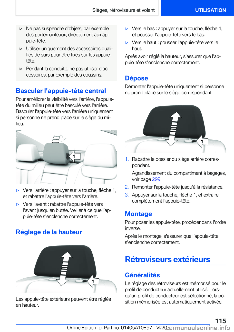 BMW X3 2021  Notices Demploi (in French) 'x�N�e��p�a�s��s�u�s�p�e�n�d�r�e��d�'�o�b�j�e�t�s�,��p�a�r��e�x�e�m�p�l�e�d�e�s��p�o�r�t�e�m�a�n�t�e�a�u�x�,��d�i�r�e�c�t�e�m�e�n�t��a�u�x��a�pj �p�u�i�e�-�t�ê�t�e�.'x�U�t�i�l�i