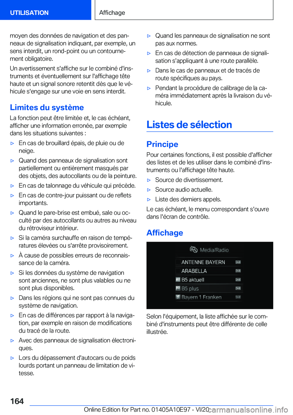 BMW X3 2021  Notices Demploi (in French) �m�o�y�e�n��d�e�s��d�o�n�n�é�e�s��d�e��n�a�v�i�g�a�t�i�o�n��e�t��d�e�s��p�a�nj�n�e�a�u�x��d�e��s�i�g�n�a�l�i�s�a�t�i�o�n��i�n�d�i�q�u�a�n�t�,��p�a�r��e�x�e�m�p�l�e�,��u�n
�s�e�n�s��i�n