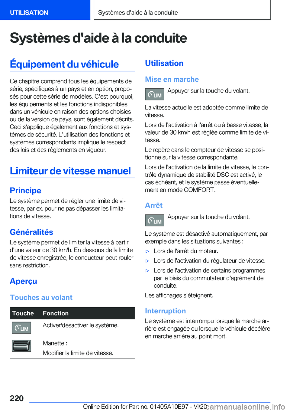 BMW X3 2021  Notices Demploi (in French) �S�y�s�t�è�m�e�s��d�'�a�i�d�e��