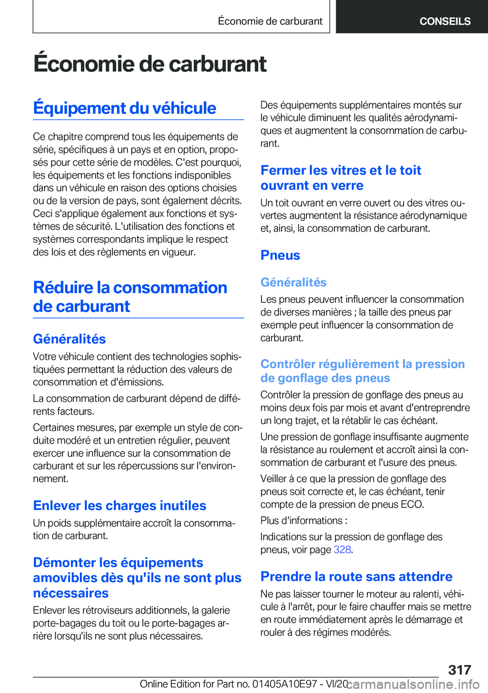 BMW X3 2021  Notices Demploi (in French) �