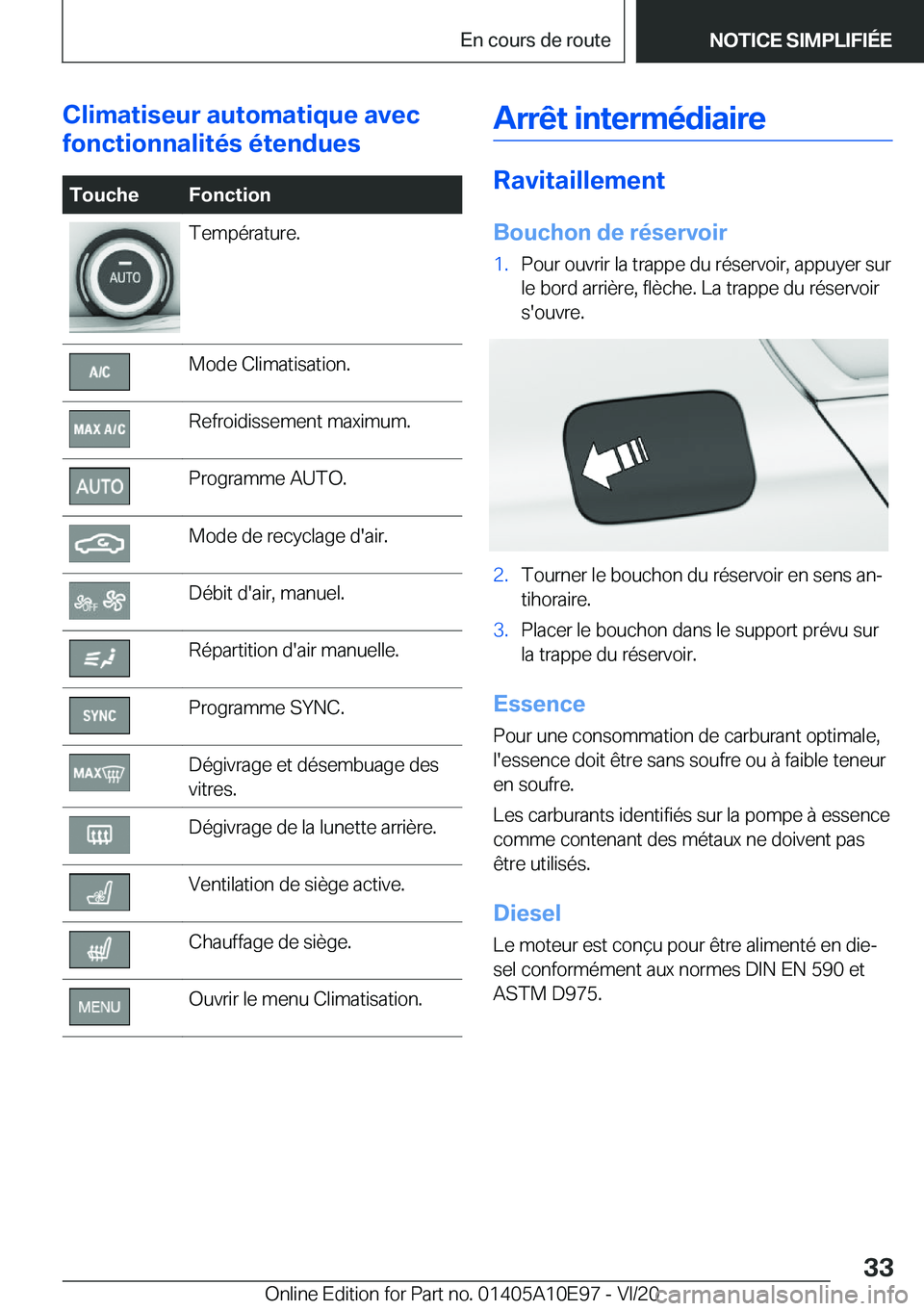 BMW X3 2021  Notices Demploi (in French) �C�l�i�m�a�t�i�s�e�u�r��a�u�t�o�m�a�t�i�q�u�e��a�v�e�c
�f�o�n�c�t�i�o�n�n�a�l�i�t�é�s��é�t�e�n�d�u�e�s�T�o�u�c�h�e�F�o�n�c�t�i�o�n�T�e�m�p�é�r�a�t�u�r�e�.�M�o�d�e��C�l�i�m�a�t�i�s�a�t�i�o�n�.�R