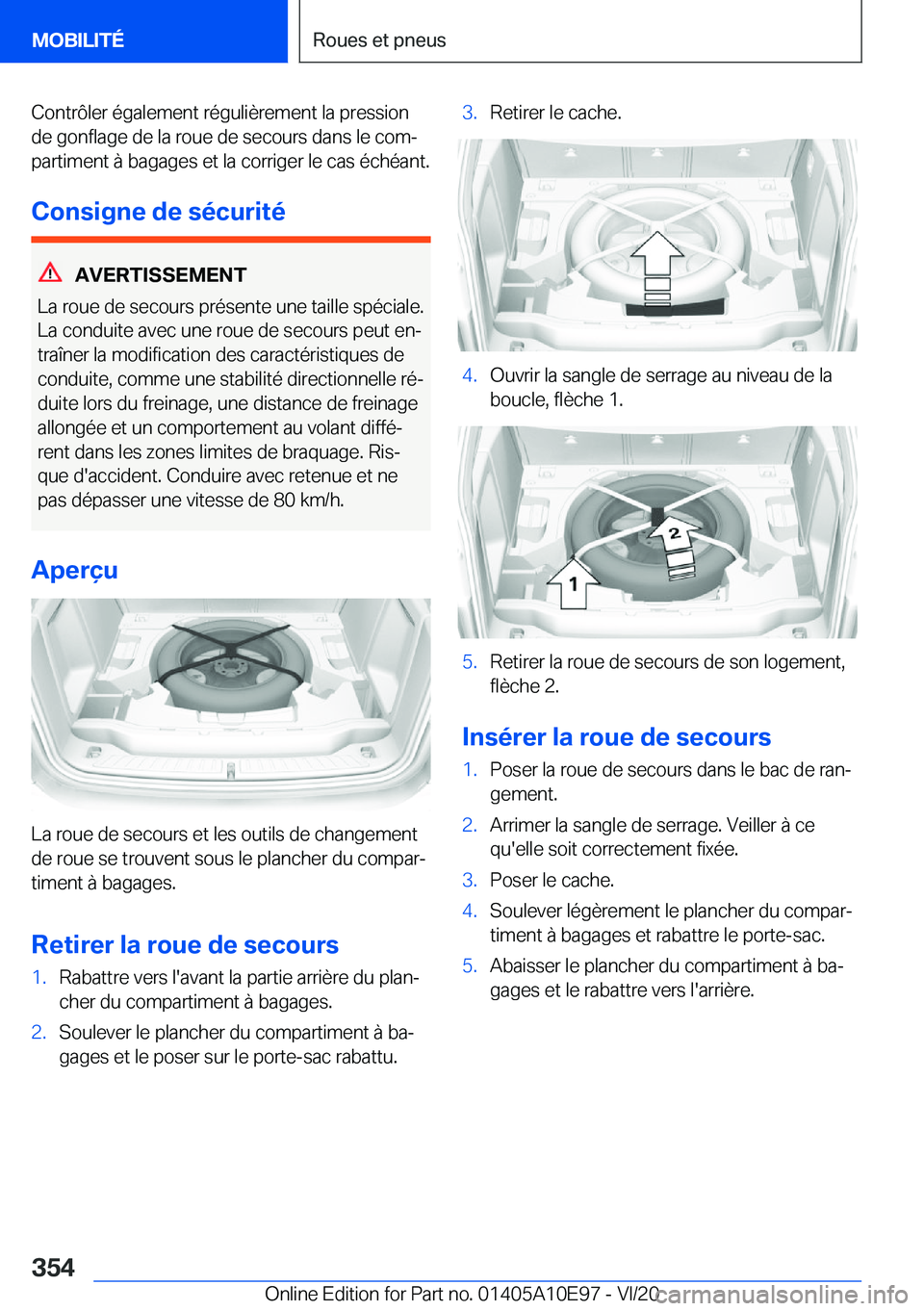 BMW X3 2021  Notices Demploi (in French) �C�o�n�t�r�
