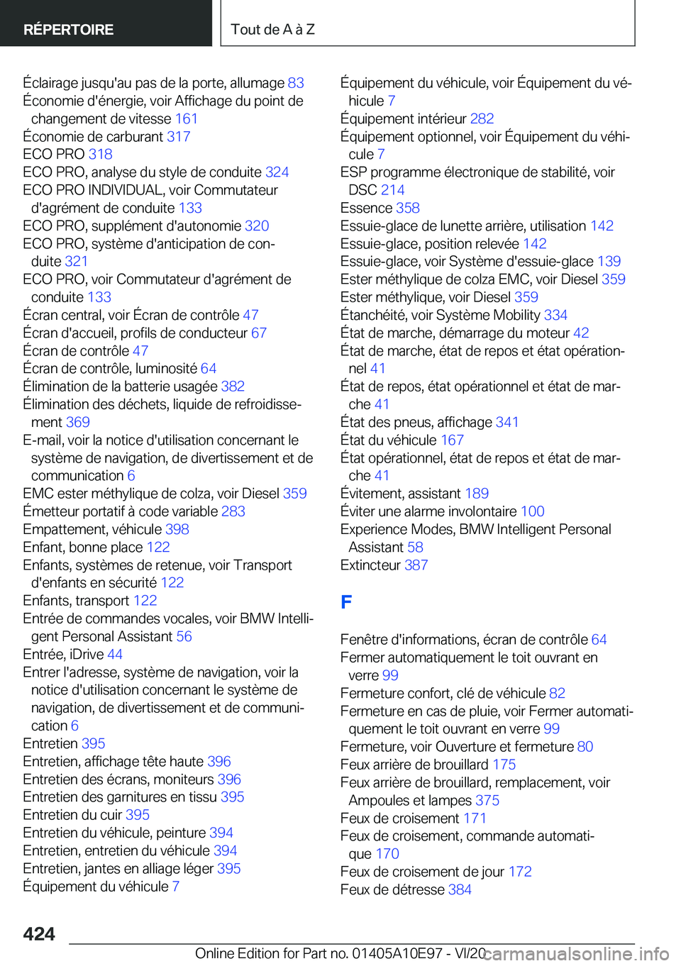 BMW X3 2021  Notices Demploi (in French) �