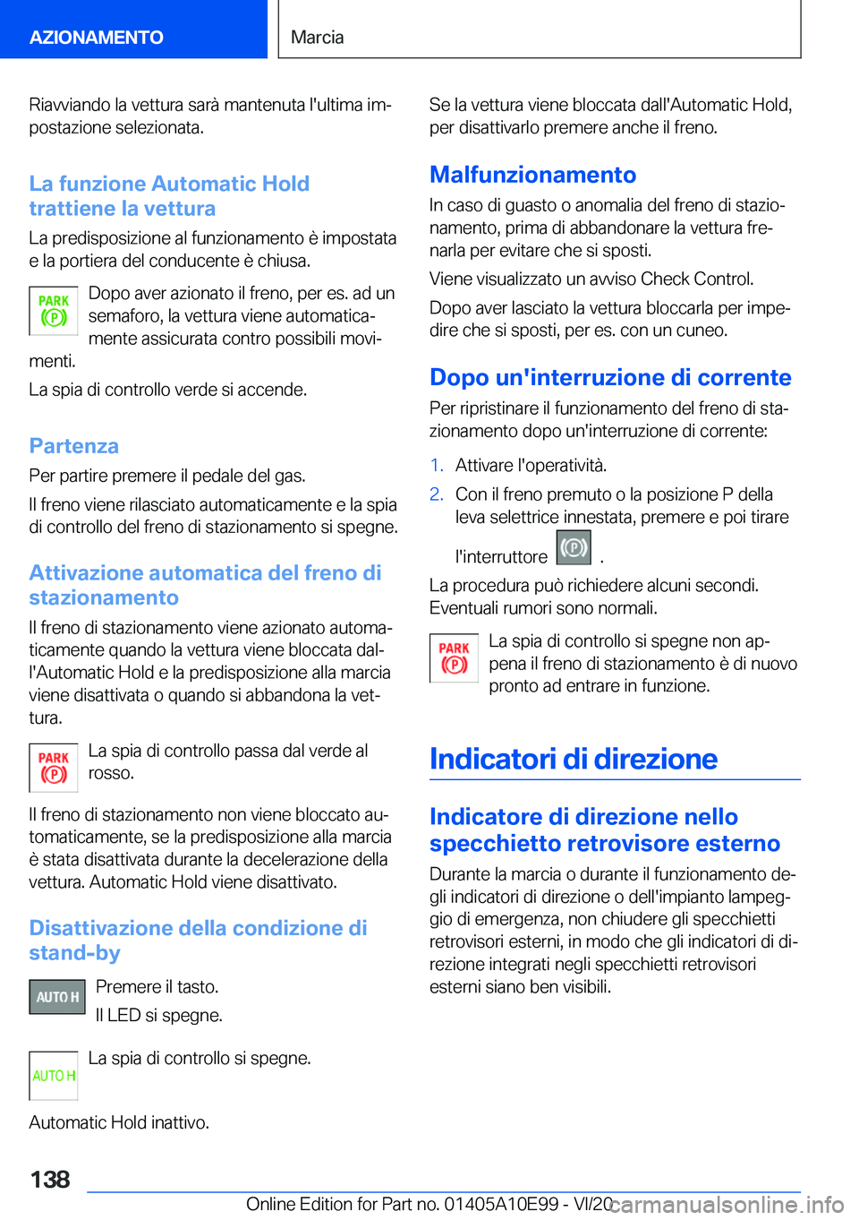 BMW X3 2021  Libretti Di Uso E manutenzione (in Italian) �R�i�a�v�v�i�a�n�d�o��l�a��v�e�t�t�u�r�a��s�a�r�