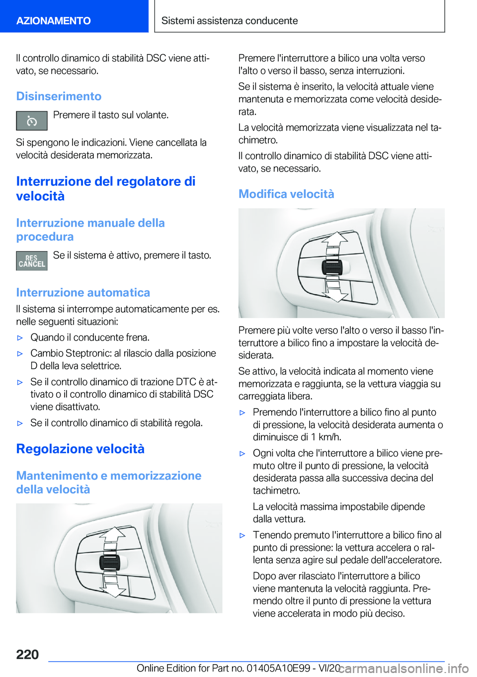 BMW X3 2021  Libretti Di Uso E manutenzione (in Italian) �I�l��c�o�n�t�r�o�l�l�o��d�i�n�a�m�i�c�o��d�i��s�t�a�b�i�l�i�t�
