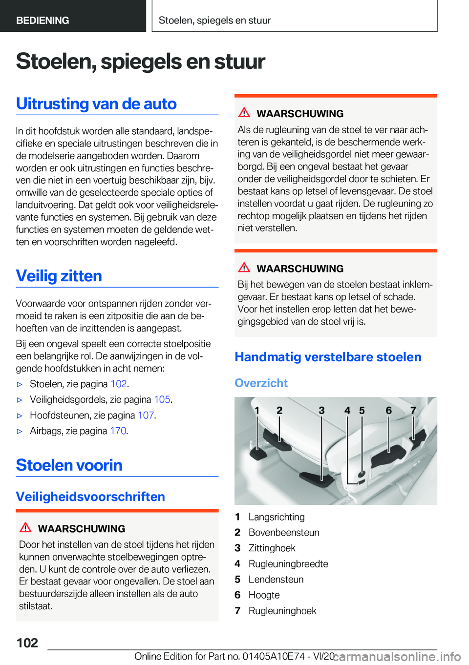 BMW X3 2021  Instructieboekjes (in Dutch) �S�t�o�e�l�e�n�,��s�p�i�e�g�e�l�s��e�n��s�t�u�u�r�U�i�t�r�u�s�t�i�n�g��v�a�n��d�e��a�u�t�o
�I�n��d�i�t��h�o�o�f�d�s�t�u�k��w�o�r�d�e�n��a�l�l�e��s�t�a�n�d�a�a�r�d�,��l�a�n�d�s�p�ej�c�i�f�
