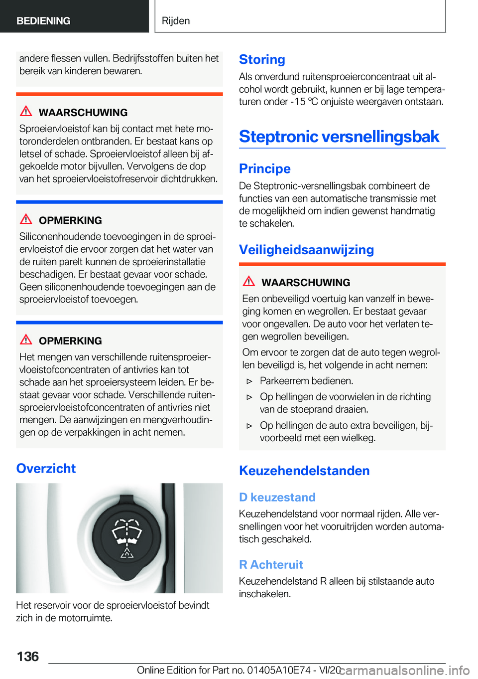 BMW X3 2021  Instructieboekjes (in Dutch) �a�n�d�e�r�e��f�l�e�s�s�e�n��v�u�l�l�e�n�.��B�e�d�r�i�j�f�s�s�t�o�f�f�e�n��b�u�i�t�e�n��h�e�t
�b�e�r�e�i�k��v�a�n��k�i�n�d�e�r�e�n��b�e�w�a�r�e�n�.
�W�A�A�R�S�C�H�U�W�I�N�G
�S�p�r�o�e�i�e�r�v�