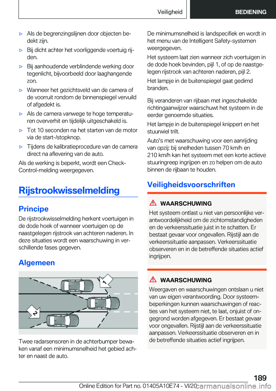 BMW X3 2021  Instructieboekjes (in Dutch) 'x�A�l�s��d�e��b�e�g�r�e�n�z�i�n�g�s�l�i�j�n�e�n��d�o�o�r��o�b�j�e�c�t�e�n��b�ej
�d�e�k�t��z�i�j�n�.'x�B�i�j��d�i�c�h�t��a�c�h�t�e�r��h�e�t��v�o�o�r�l�i�g�g�e�n�d�e��v�o�e�r�t�u�i�