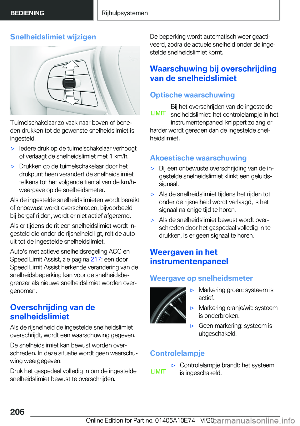 BMW X3 2021  Instructieboekjes (in Dutch) �S�n�e�l�h�e�i�d�s�l�i�m�i�e�t��w�i�j�z�i�g�e�n
�T�u�i�m�e�l�s�c�h�a�k�e�l�a�a�r��z�o��v�a�a�k��n�a�a�r��b�o�v�e�n��o�f��b�e�n�ej�d�e�n��d�r�u�k�k�e�n��t�o�t��d�e��g�e�w�e�n�s�t�e��s�n�e�