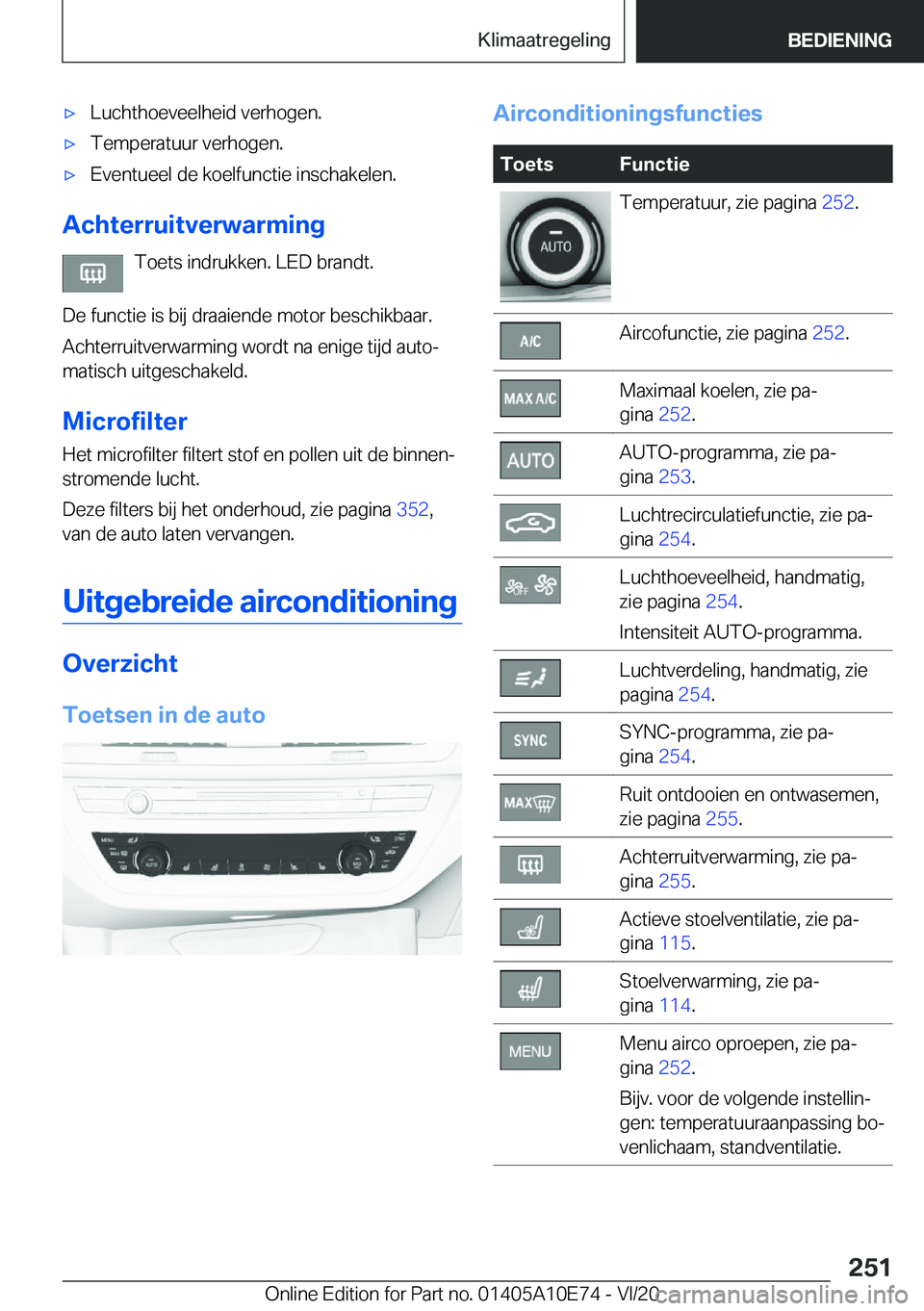 BMW X3 2021  Instructieboekjes (in Dutch) 'x�L�u�c�h�t�h�o�e�v�e�e�l�h�e�i�d��v�e�r�h�o�g�e�n�.'x�T�e�m�p�e�r�a�t�u�u�r��v�e�r�h�o�g�e�n�.'x�E�v�e�n�t�u�e�e�l��d�e��k�o�e�l�f�u�n�c�t�i�e��i�n�s�c�h�a�k�e�l�e�n�.
�A�c�h�t�e�r�