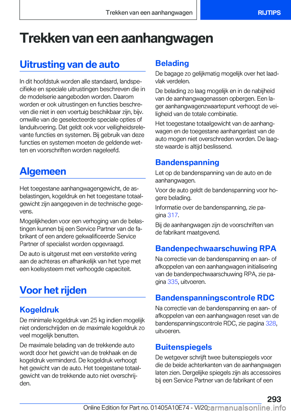 BMW X3 2021  Instructieboekjes (in Dutch) �T�r�e�k�k�e�n��v�a�n��e�e�n��a�a�n�h�a�n�g�w�a�g�e�n�U�i�t�r�u�s�t�i�n�g��v�a�n��d�e��a�u�t�o
�I�n��d�i�t��h�o�o�f�d�s�t�u�k��w�o�r�d�e�n��a�l�l�e��s�t�a�n�d�a�a�r�d�,��l�a�n�d�s�p�ej�c�