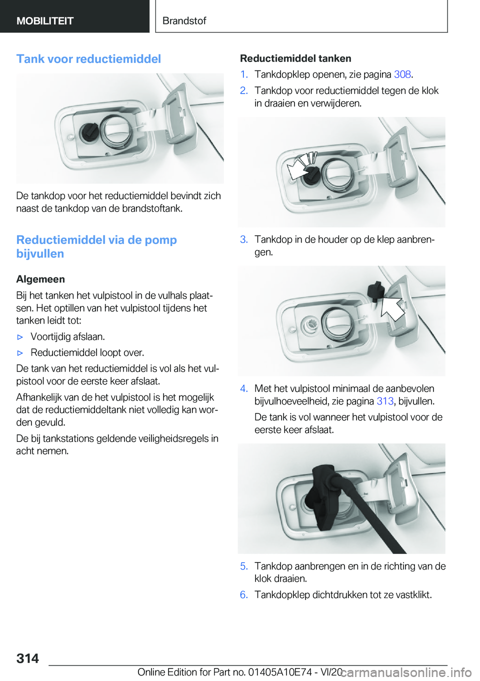BMW X3 2021  Instructieboekjes (in Dutch) �T�a�n�k��v�o�o�r��r�e�d�u�c�t�i�e�m�i�d�d�e�l
�D�e��t�a�n�k�d�o�p��v�o�o�r��h�e�t��r�e�d�u�c�t�i�e�m�i�d�d�e�l��b�e�v�i�n�d�t��z�i�c�h
�n�a�a�s�t��d�e��t�a�n�k�d�o�p��v�a�n��d�e��b�r�a�n