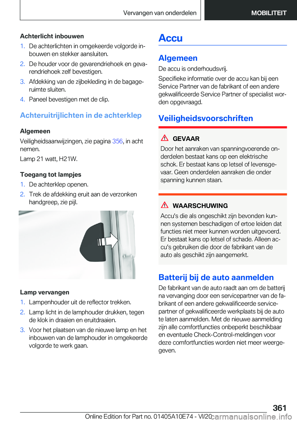 BMW X3 2021  Instructieboekjes (in Dutch) �A�c�h�t�e�r�l�i�c�h�t��i�n�b�o�u�w�e�n�1�.�D�e��a�c�h�t�e�r�l�i�c�h�t�e�n��i�n��o�m�g�e�k�e�e�r�d�e��v�o�l�g�o�r�d�e��i�nj
�b�o�u�w�e�n��e�n��s�t�e�k�k�e�r��a�a�n�s�l�u�i�t�e�n�.�2�.�D�e��