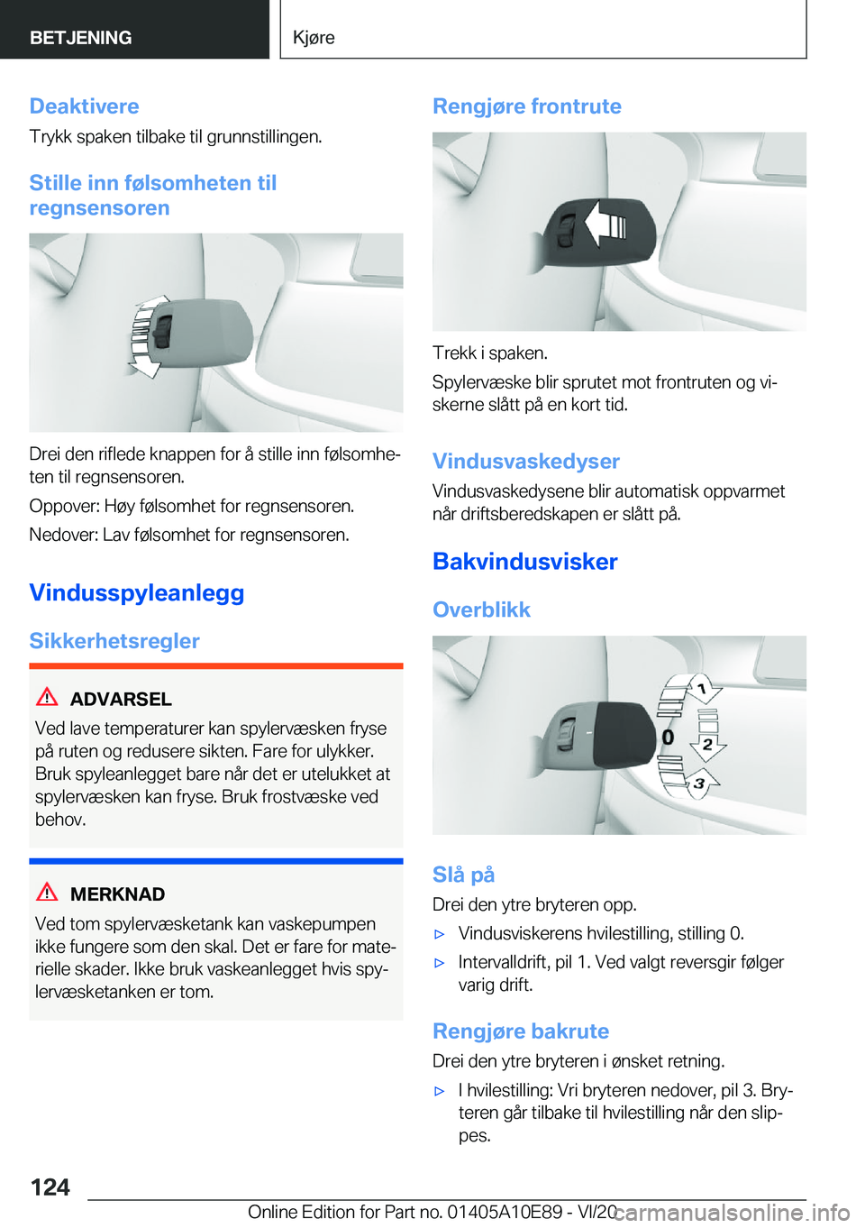BMW X3 2021  InstruksjonsbØker (in Norwegian) �D�e�a�k�t�i�v�e�r�e�T�r�y�k�k��s�p�a�k�e�n��t�i�l�b�a�k�e��t�i�l��g�r�u�n�n�s�t�i�l�l�i�n�g�e�n�.
�S�t�i�l�l�e��i�n�n��f�