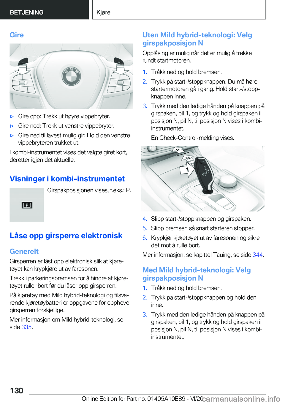 BMW X3 2021  InstruksjonsbØker (in Norwegian) �G�i�r�ex�G�i�r�e��o�p�p�:��T�r�e�k�k��u�t��h�