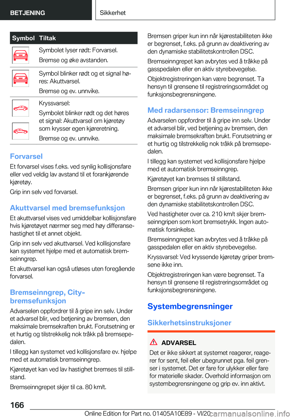 BMW X3 2021  InstruksjonsbØker (in Norwegian) �S�y�m�b�o�l�T�i�l�t�a�k�S�y�m�b�o�l�e�t��l�y�s�e�r��r�
