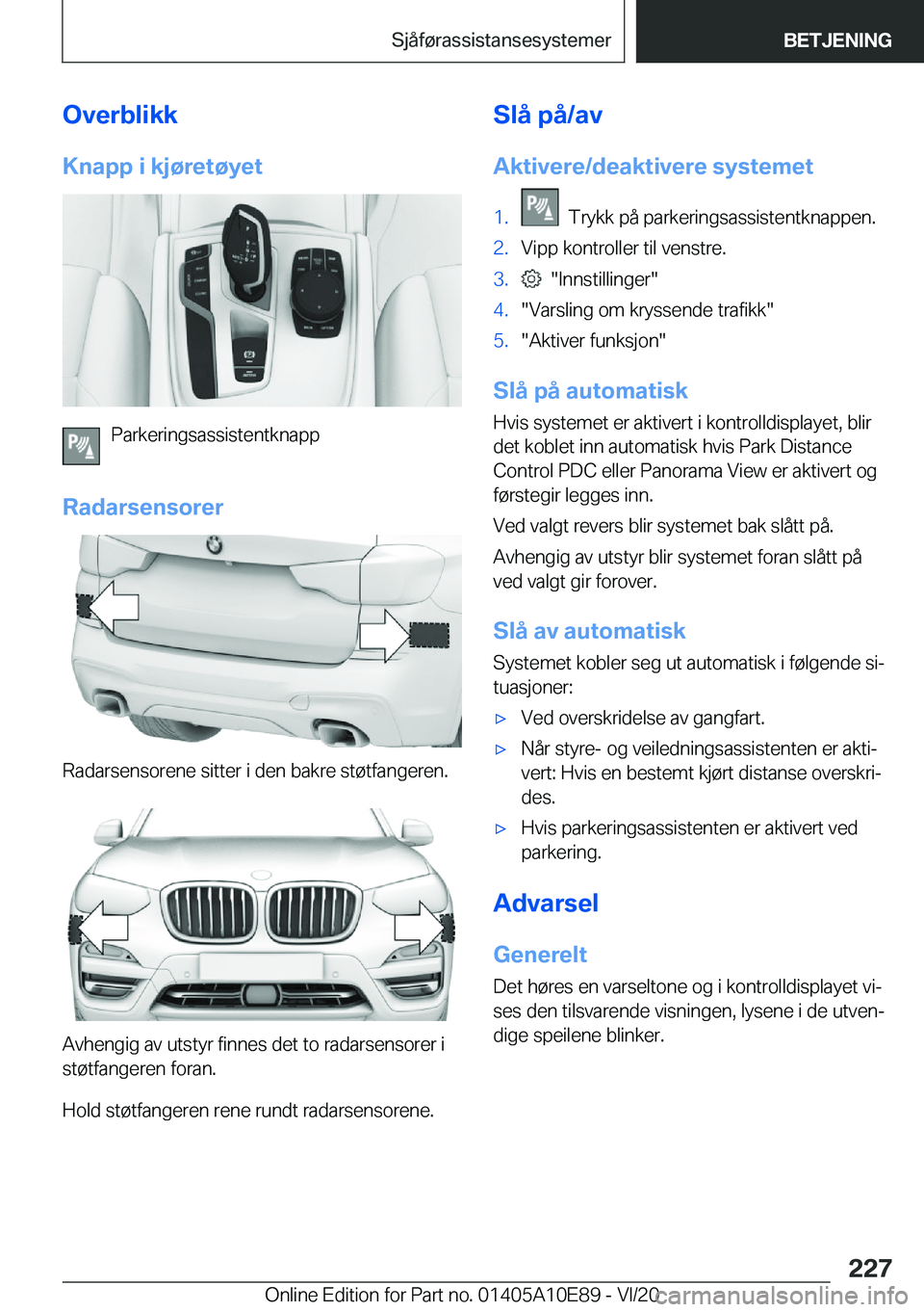 BMW X3 2021  InstruksjonsbØker (in Norwegian) �O�v�e�r�b�l�i�k�k�K�n�a�p�p��i��k�j�