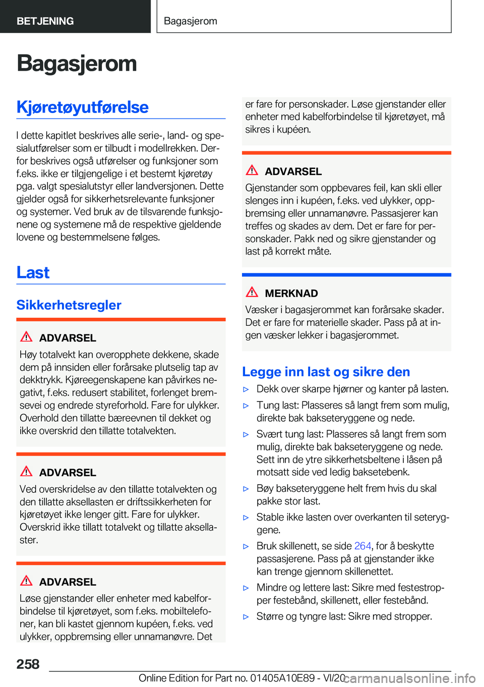 BMW X3 2021  InstruksjonsbØker (in Norwegian) �B�a�g�a�s�j�e�r�o�m�K�j�