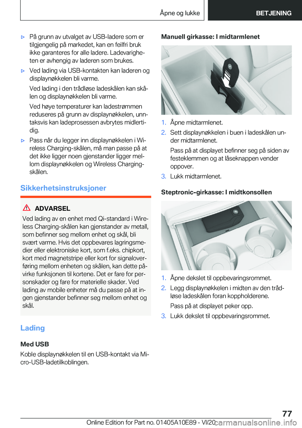 BMW X3 2021  InstruksjonsbØker (in Norwegian) x�P�å��g�r�u�n�n��a�v��u�t�v�a�l�g�e�t��a�v��U�S�B�-�l�a�d�e�r�e��s�o�m��e�r
�t�i�l�g�j�e�n�g�e�l�i�g��p�å��m�a�r�k�e�d�e�t�,��k�a�n��e�n��f�e�i�l�f�r�i��b�r�u�k �i�k�k�e��g�a�r�a�n�t