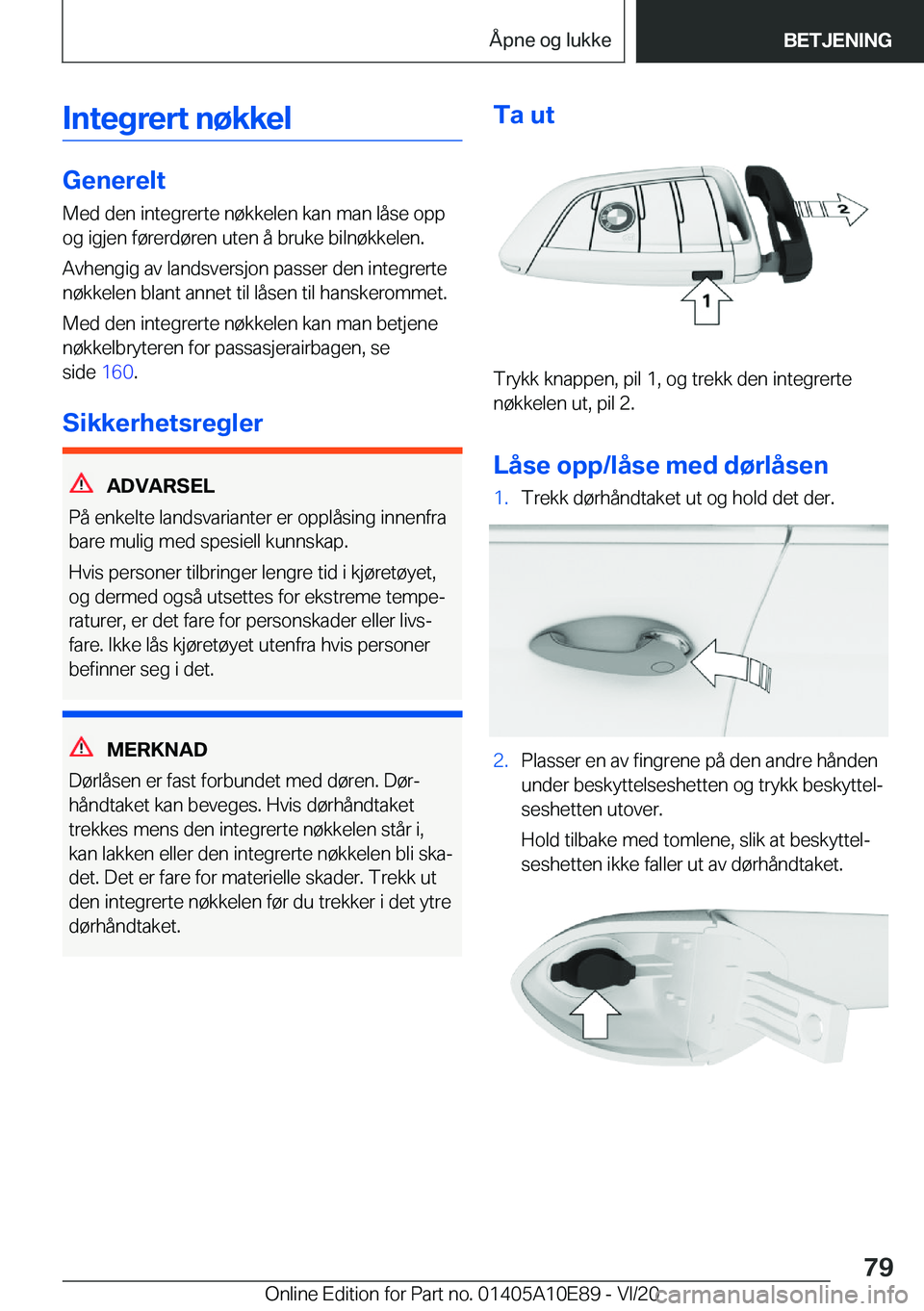 BMW X3 2021  InstruksjonsbØker (in Norwegian) �I�n�t�e�g�r�e�r�t��n�