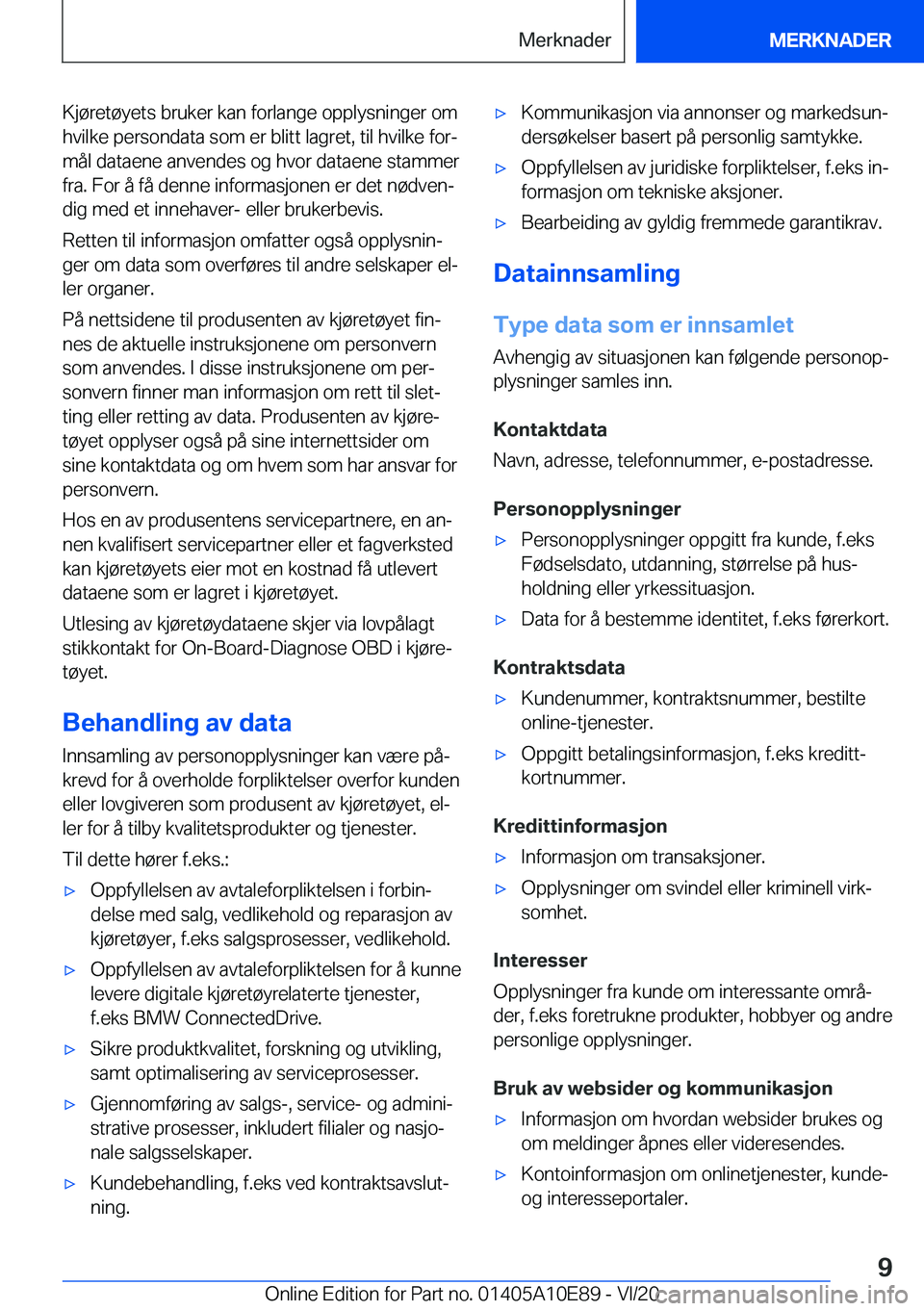 BMW X3 2021  InstruksjonsbØker (in Norwegian) �K�j�