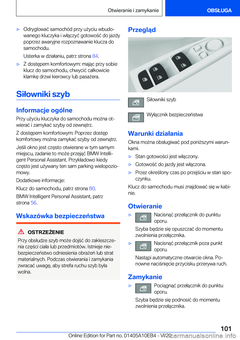 BMW X3 2021  Instrukcja obsługi (in Polish) 'x�O�d�r�y�g�l�o�w�a�