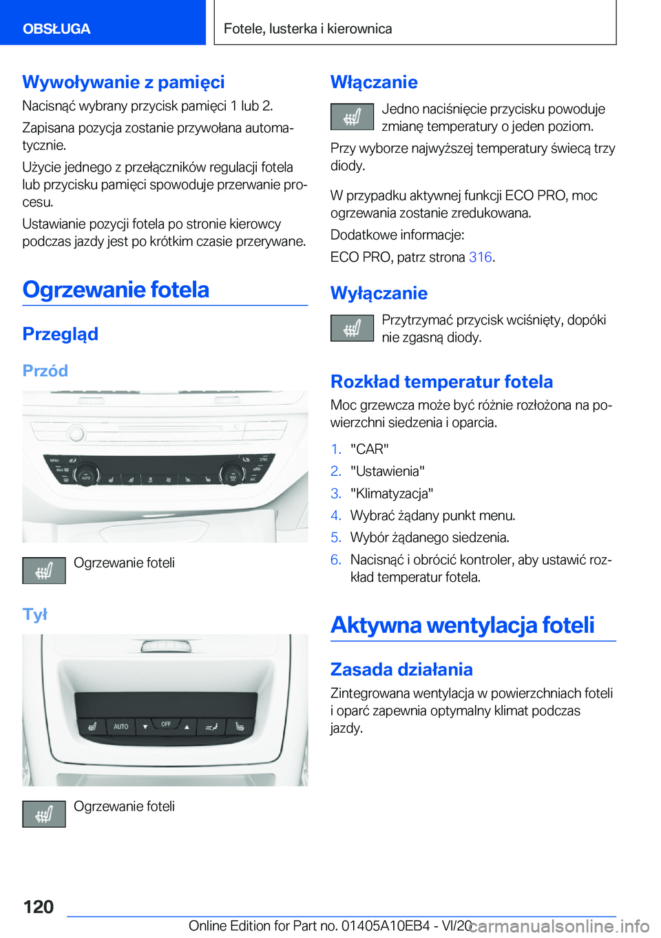 BMW X3 2021  Instrukcja obsługi (in Polish) �W�y�w�o�ł�y�w�a�n�i�e��z��p�a�m�i�