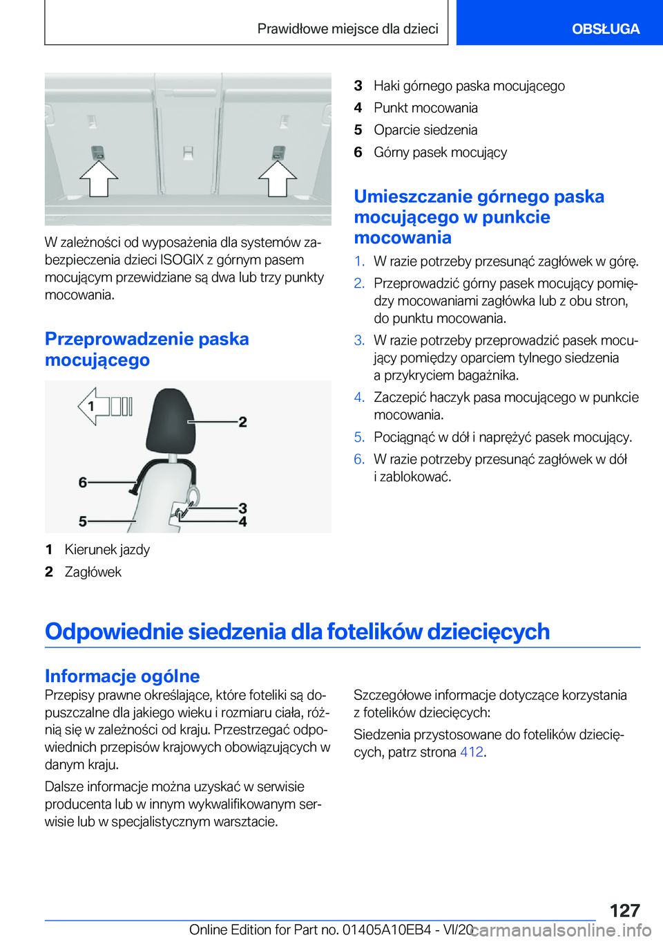 BMW X3 2021  Instrukcja obsługi (in Polish) �W��z�a�l�e9�n�o�c�i��o�d��w�y�p�o�s�a9�e�n�i�a��d�l�a��s�y�s�t�e�m�
