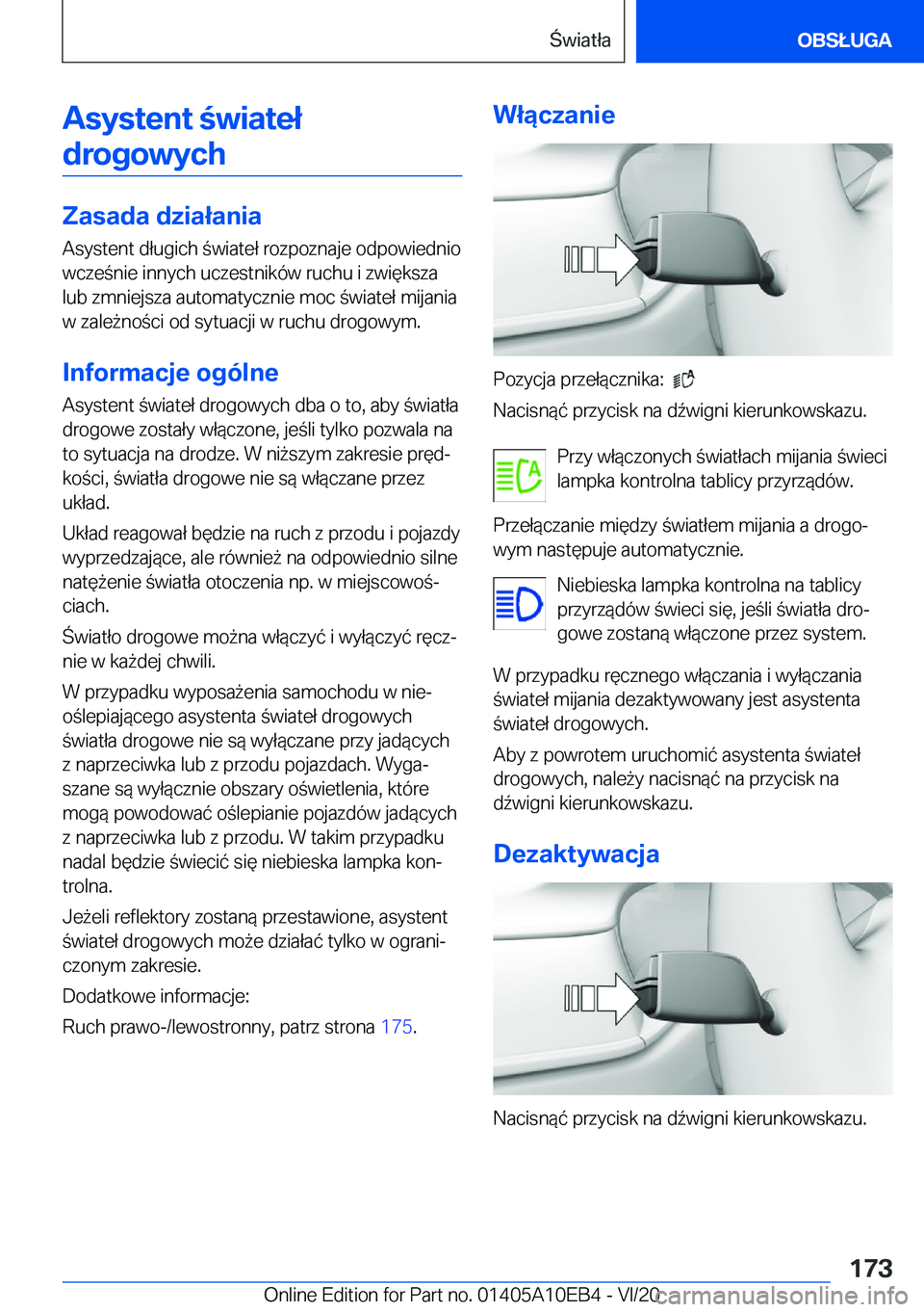 BMW X3 2021  Instrukcja obsługi (in Polish) �A�s�y�s�t�e�n�t��w�i�a�t�e�ł�d�r�o�g�o�w�y�c�h
�Z�a�s�a�d�a��d�z�i�a�ł�a�n�i�a
�A�s�y�s�t�e�n�t��d�ł�u�g�i�c�h��w�i�a�t�e�ł��r�o�z�p�o�z�n�a�j�e��o�d�p�o�w�i�e�d�n�i�o �w�c�z�e�n�i�e�