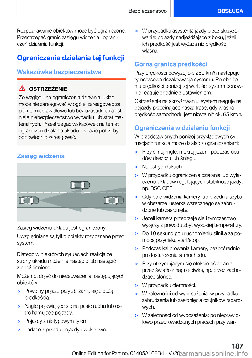 BMW X3 2021  Instrukcja obsługi (in Polish) �R�o�z�p�o�z�n�a�w�a�n�i�e��o�b�i�e�k�t�