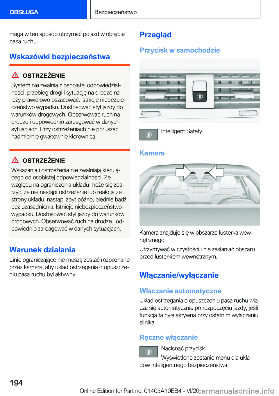 BMW X3 2021  Instrukcja obsługi (in Polish) �m�a�g�a��w��t�e�n��s�p�o�s�