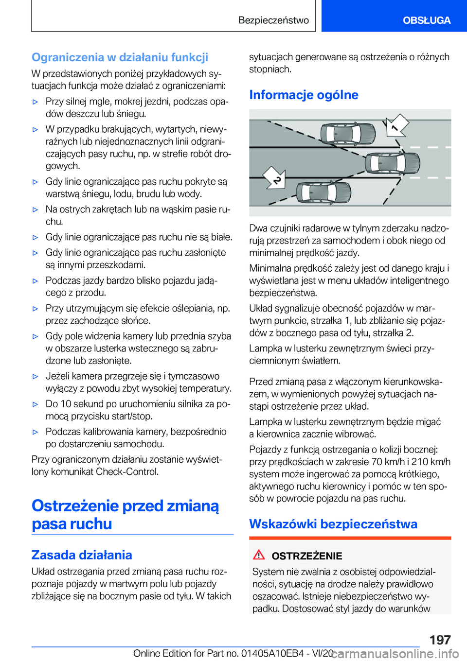 BMW X3 2021  Instrukcja obsługi (in Polish) �O�g�r�a�n�i�c�z�e�n�i�a��w��d�z�i�a�ł�a�n�i�u��f�u�n�k�c�j�i
�W��p�r�z�e�d�s�t�a�w�i�o�n�y�c�h��p�o�n�i9�e�j��p�r�z�y�k�ł�a�d�o�w�y�c�h��s�yj
�t�u�a�c�j�a�c�h��f�u�n�k�c�j�a��m�o9�e��d
