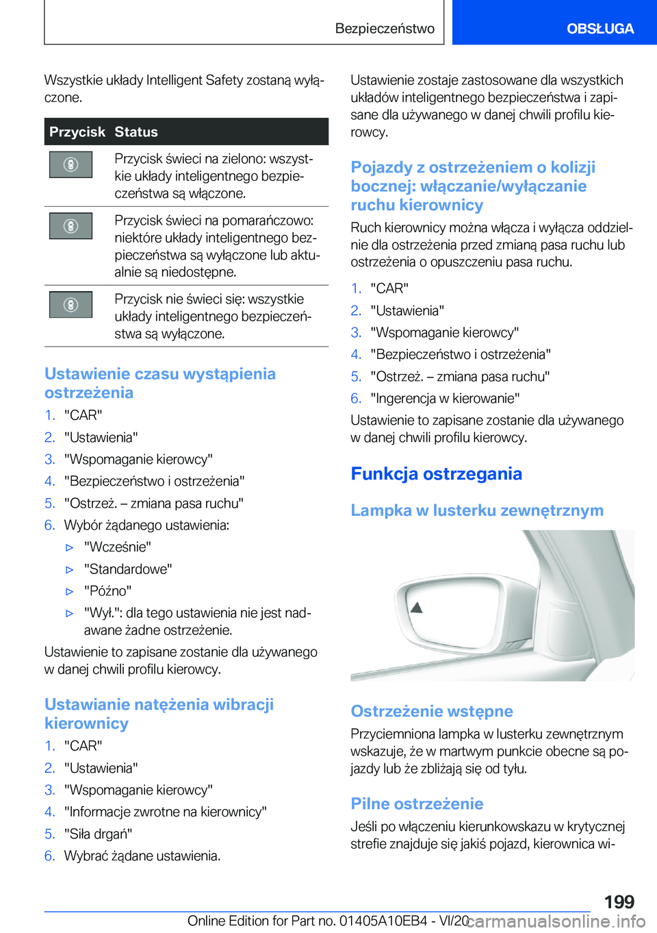 BMW X3 2021  Instrukcja obsługi (in Polish) �W�s�z�y�s�t�k�i�e��u�k�ł�a�d�y��I�n�t�e�l�l�i�g�e�n�t��S�a�f�e�t�y��z�o�s�t�a�n�
