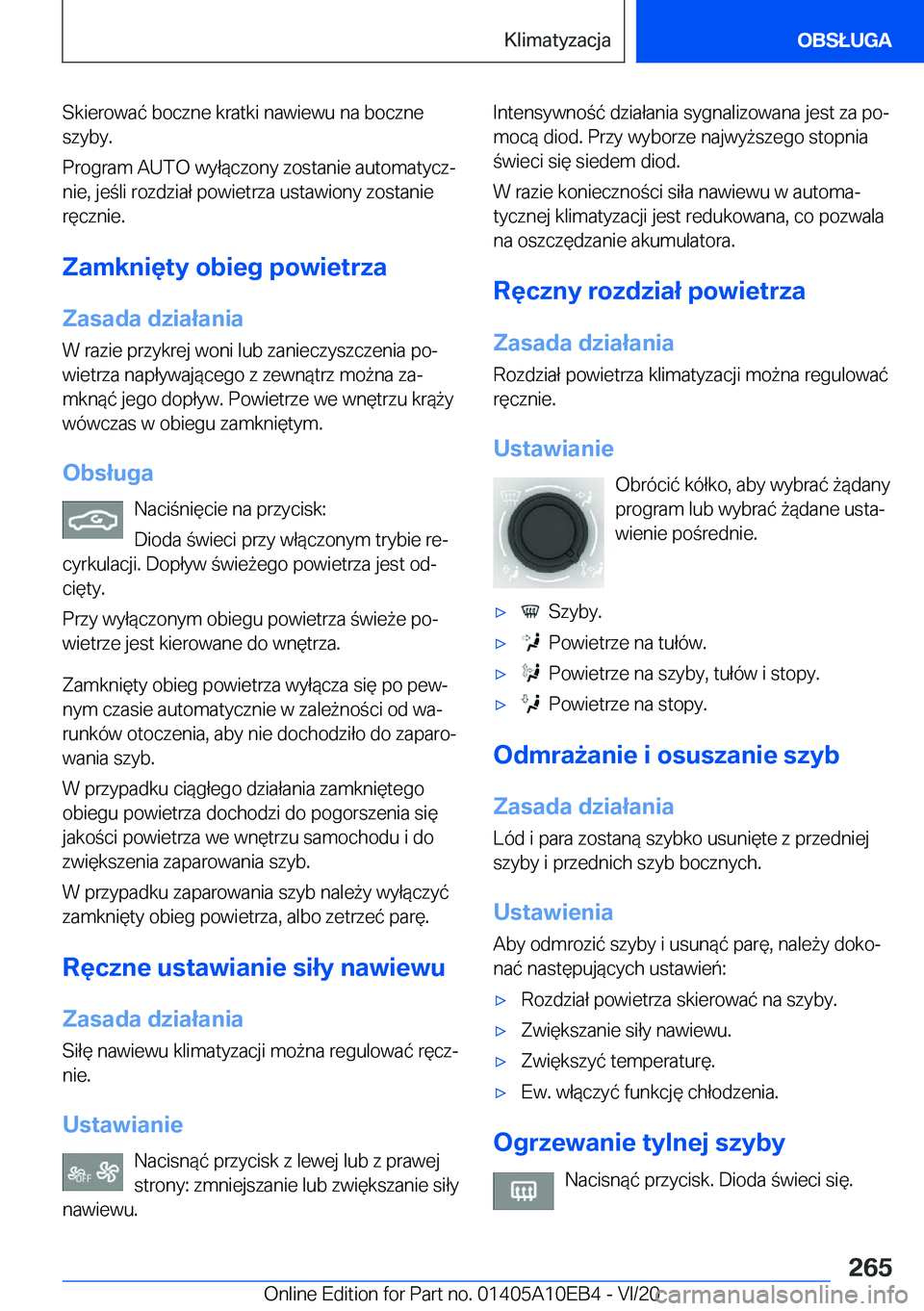 BMW X3 2021  Instrukcja obsługi (in Polish) �S�k�i�e�r�o�w�a�