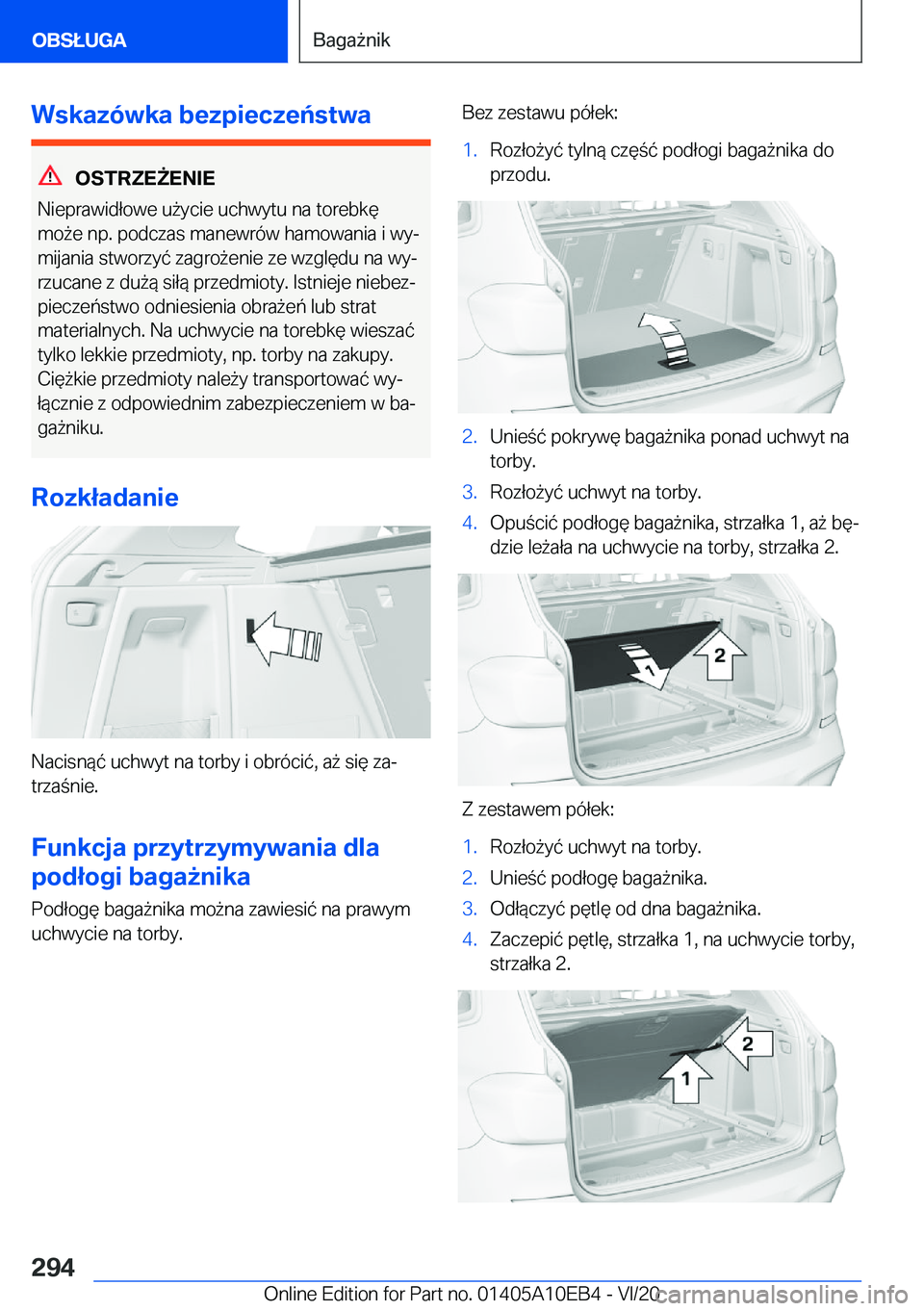 BMW X3 2021  Instrukcja obsługi (in Polish) �W�s�k�a�z�
