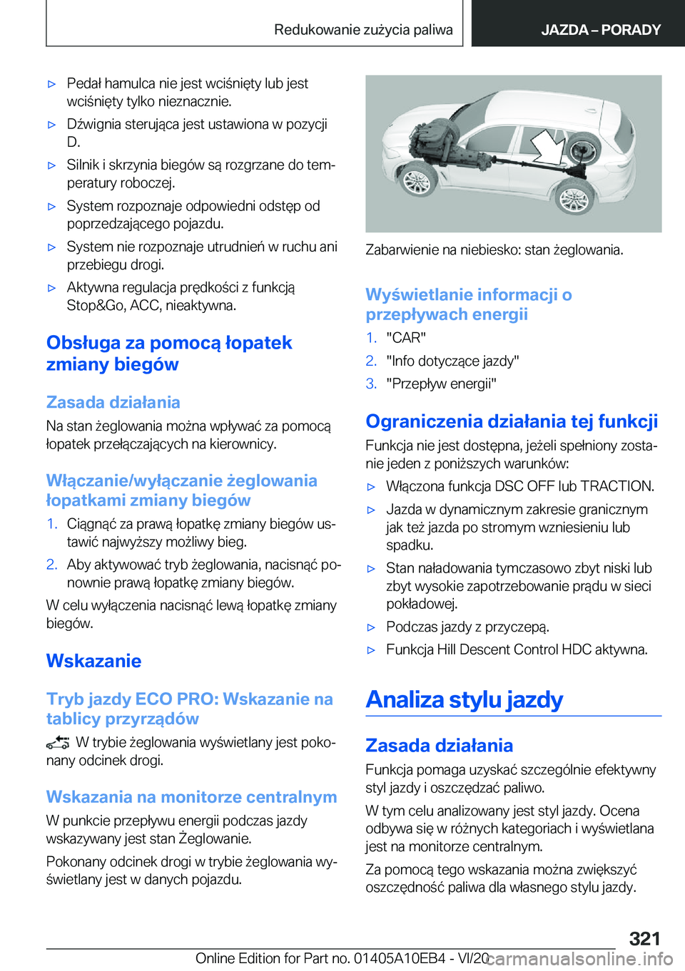 BMW X3 2021  Instrukcja obsługi (in Polish) 'x�P�e�d�a�ł��h�a�m�u�l�c�a��n�i�e��j�e�s�t��w�c�i�n�i�