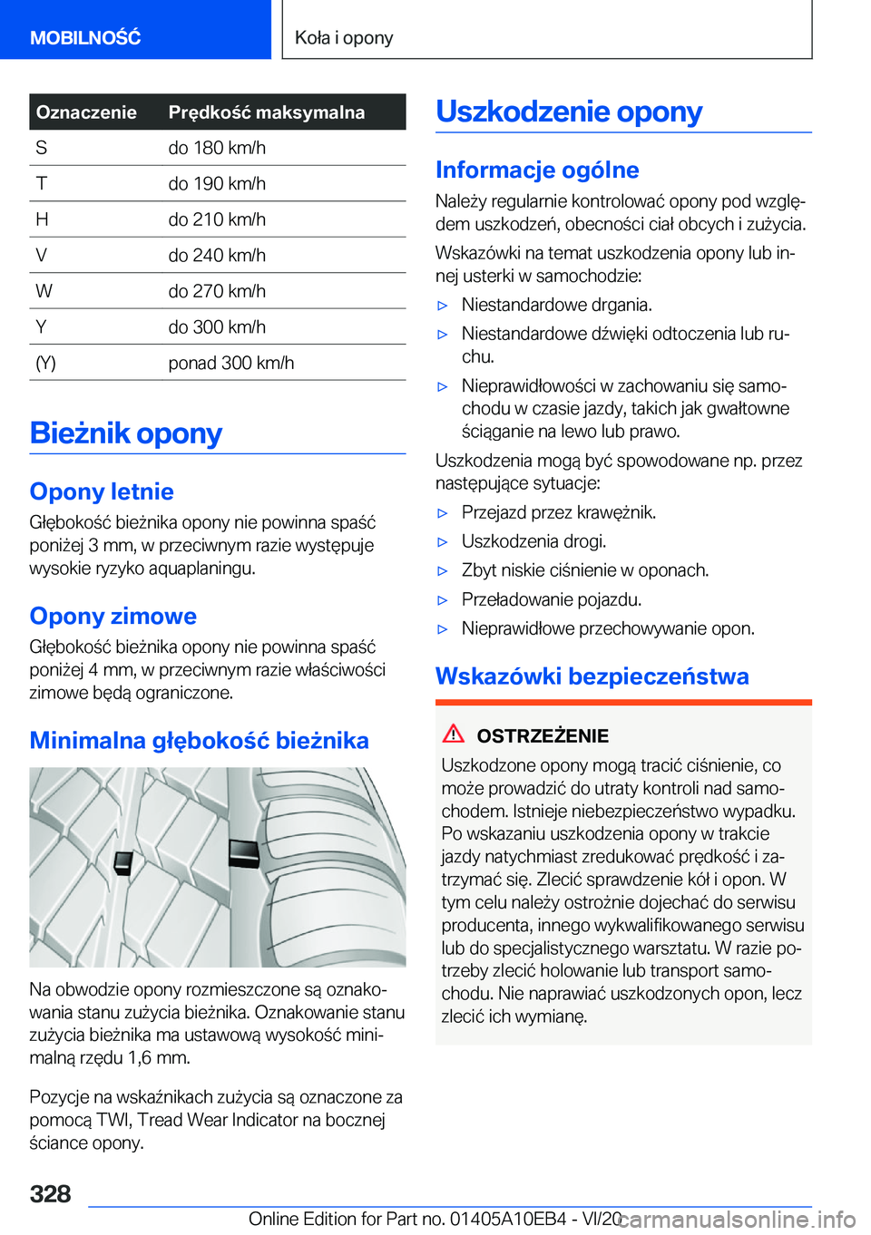 BMW X3 2021  Instrukcja obsługi (in Polish) �O�z�n�a�c�z�e�n�i�e�P�r�