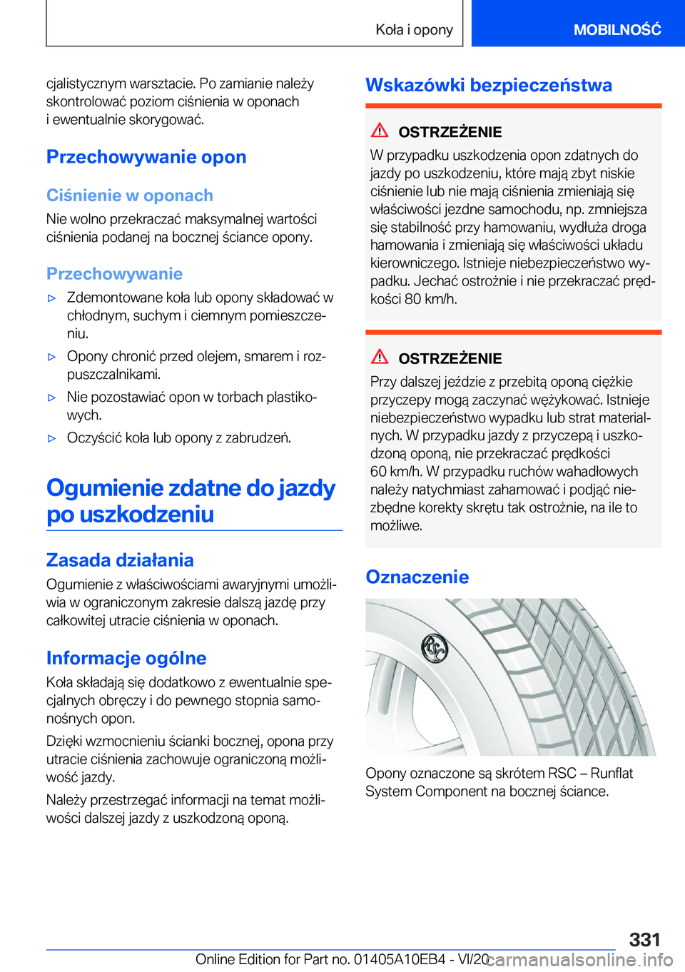 BMW X3 2021  Instrukcja obsługi (in Polish) �c�j�a�l�i�s�t�y�c�z�n�y�m��w�a�r�s�z�t�a�c�i�e�.��P�o��z�a�m�i�a�n�i�e��n�a�l�e9�y
�s�k�o�n�t�r�o�l�o�w�a�