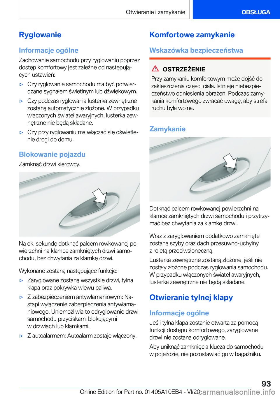 BMW X3 2021  Instrukcja obsługi (in Polish) �R�y�g�l�o�w�a�n�i�e
�I�n�f�o�r�m�a�c�j�e��o�g�