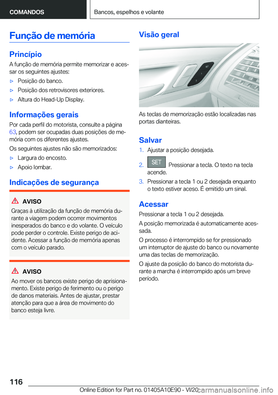 BMW X3 2021  Manual do condutor (in Portuguese) �F�u�n�