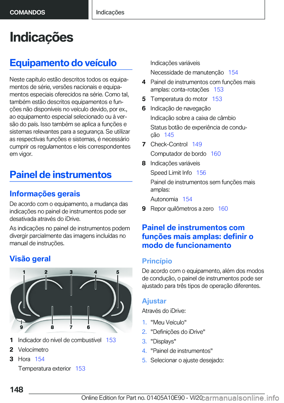 BMW X3 2021  Manual do condutor (in Portuguese) �I�n�d�i�c�a�